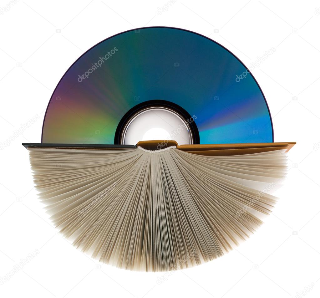 A book and compact disk.