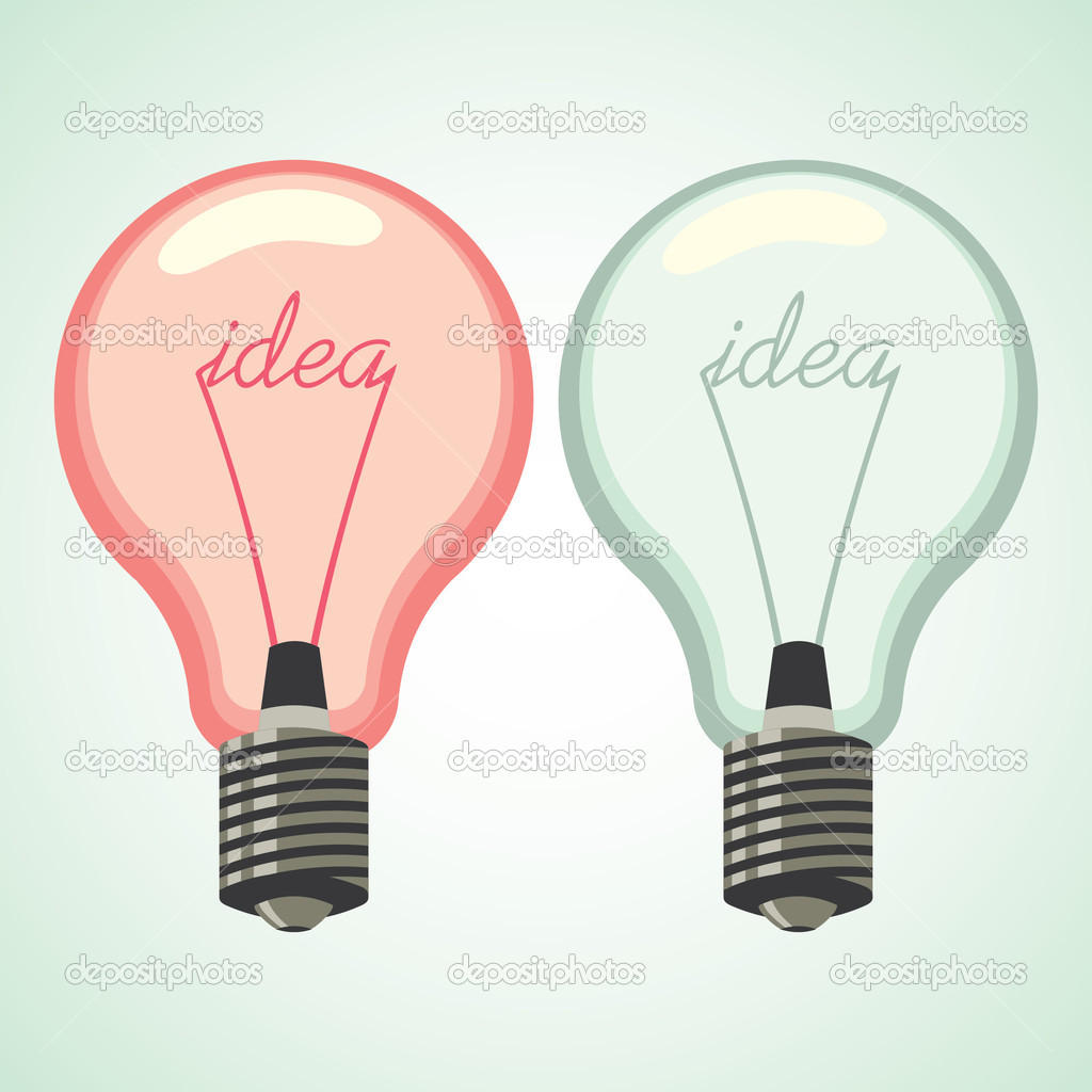 Lamp idea symbol