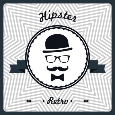 Vintage hipster arka plan