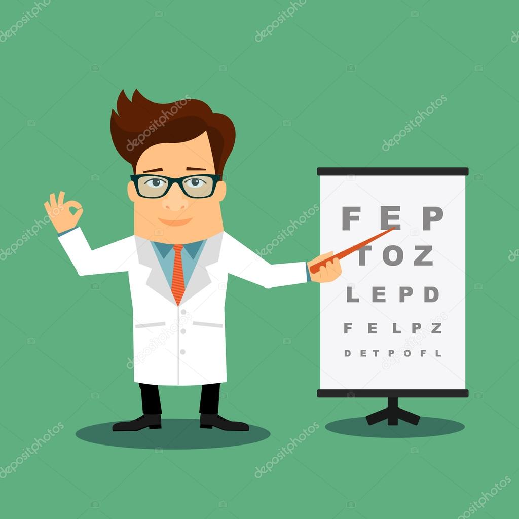 Friendly Doctor ophthalmologist