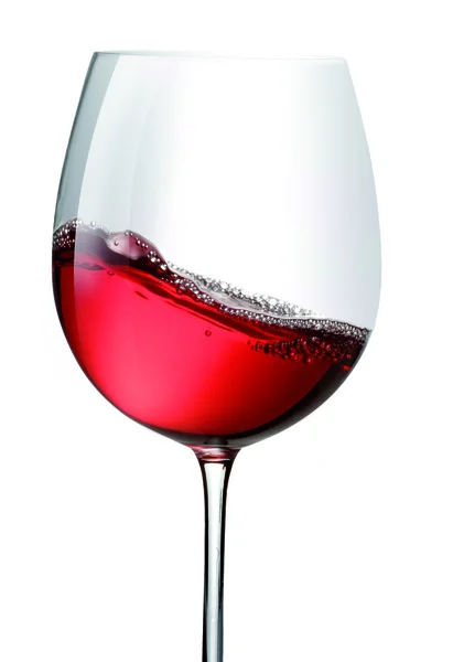 Czerwony kieliszek wina Obrazek Stockowy