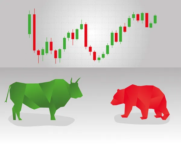 Mercado cambial — Vetor de Stock