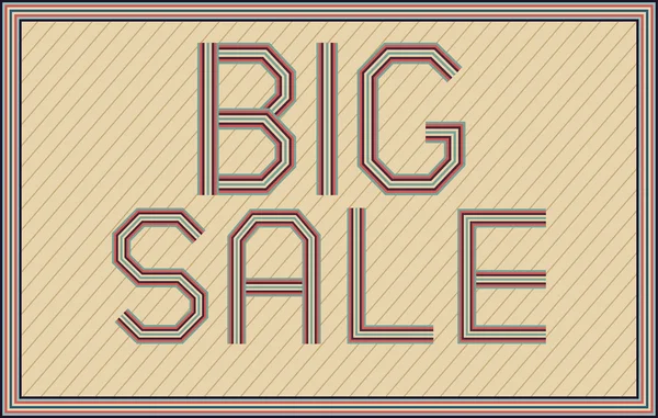 Big Sale — Stock Vector