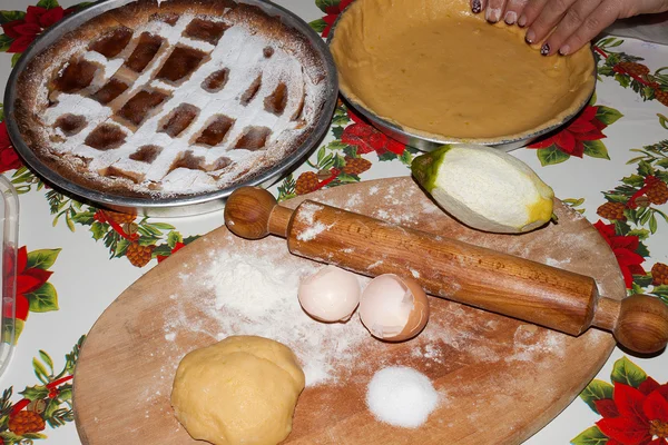 Préparer la pâtisserie — Photo