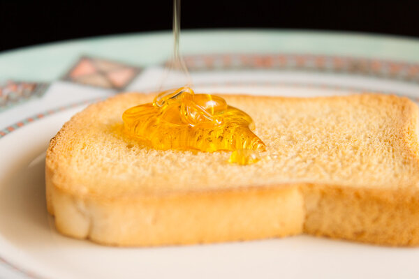 Honey on toast