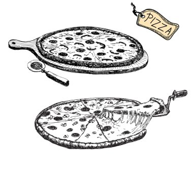Pizza llustrations
