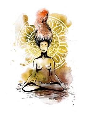 Yoga. Lotus