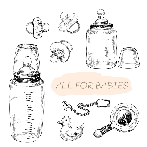 All for babies — Stock Vector