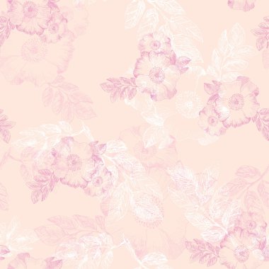 çiçekler soyut seamless modeli