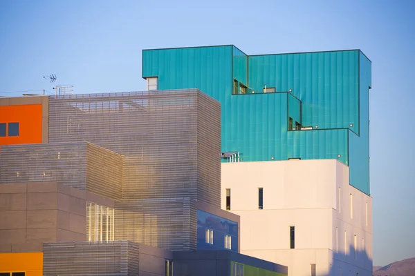 Modern office buildings. Colorful buildings in a industrial place. — Stock Photo, Image