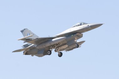 Albacete, İspanya - Nisan 11: askeri savaş uçağı albacete air Base, albacete, İspanya içinde los llanos (tlp) 11 Nisan 2012 tarihinde gösteri sırasında