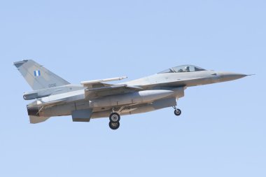 Albacete, İspanya - Nisan 11: askeri savaş uçağı albacete air Base, albacete, İspanya içinde los llanos (tlp) 11 Nisan 2012 tarihinde gösteri sırasında