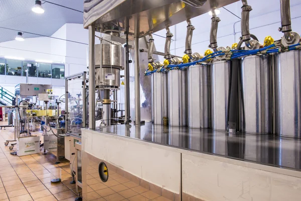 Olive oil factory, Olive Production — Stock Photo, Image