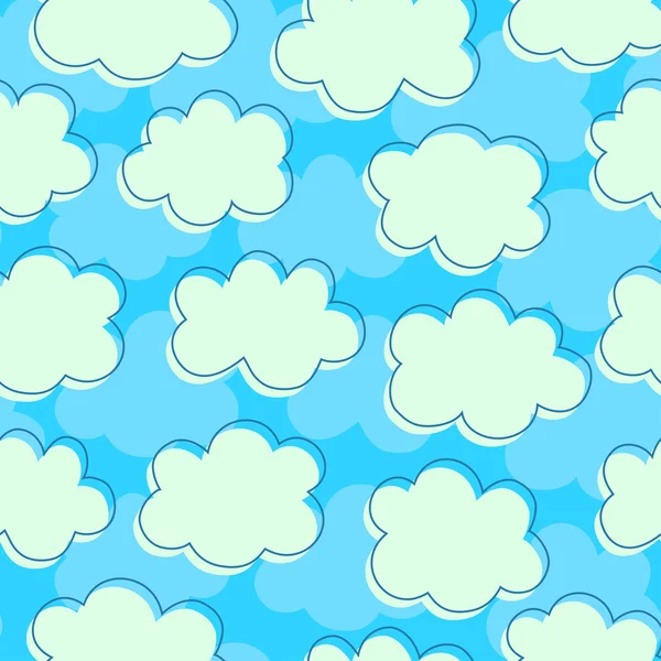 Nubes — Vector de stock