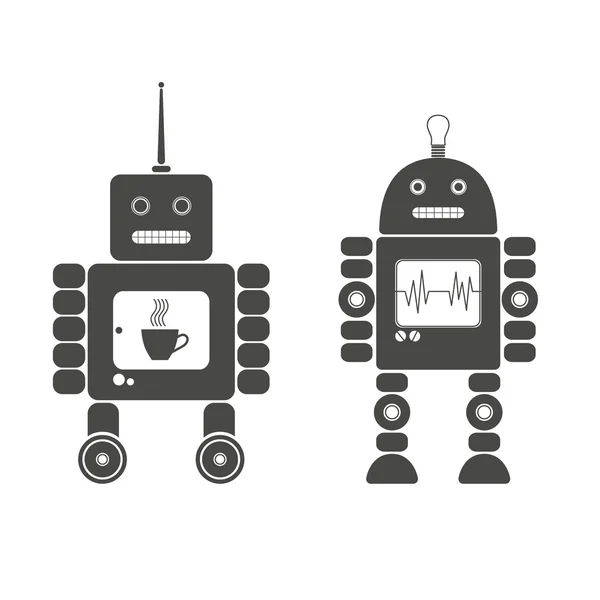 Robots — Stock Vector