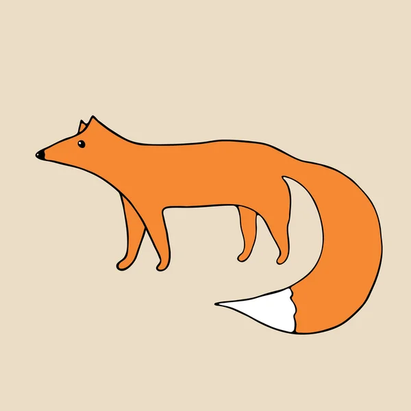 Image of Fox — Stock Vector