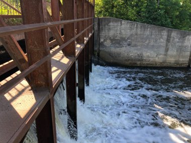 Whatcom köprünün altına düştü.