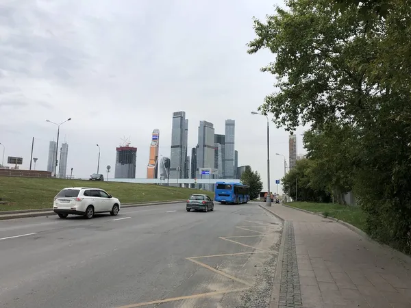 Vista Rodovia Cidade Região Moscou — Fotografia de Stock