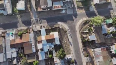 Güney Afrika 'daki yerleşim yerlerinin havadan görünüşü