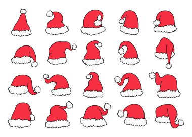 Noel Baba şapkası. Noel zamanı kar koruması için örülmüş bir şapka..