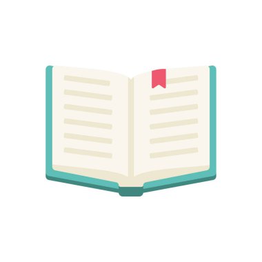 Kitap vektörünü aç. eğitim kavramı çevrimiçi öğrenme