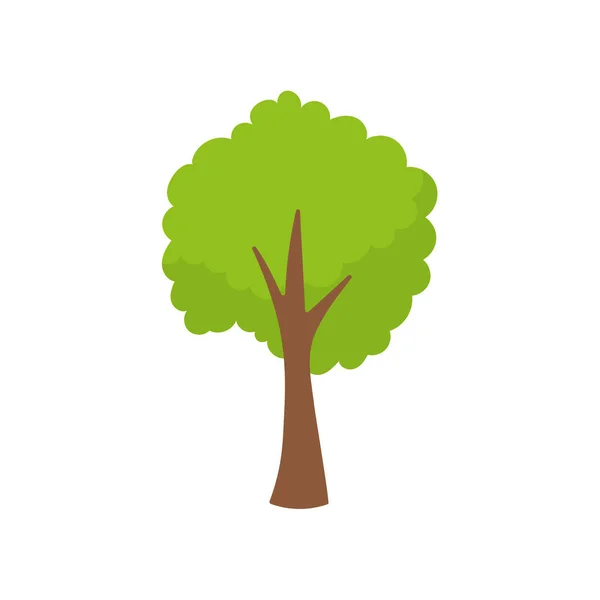 Vector Verde Elemento Del Árbol Bosque Fértil Para Decoración — Vector de stock