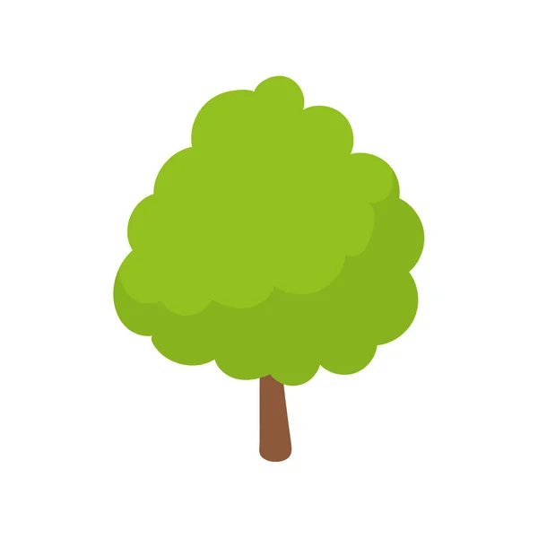 Vector Verde Elemento Del Árbol Bosque Fértil Para Decoración — Archivo Imágenes Vectoriales