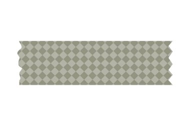 Hoş desenli renkli washi bandı. Tebrik kartlarını süslemek için