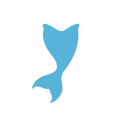 Deniz kızı kuyruğu silueti kızlar için şirin parti süslemeleri