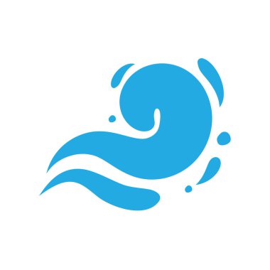 Songkran festival posterlerini süslemek için su damlası vektörü.