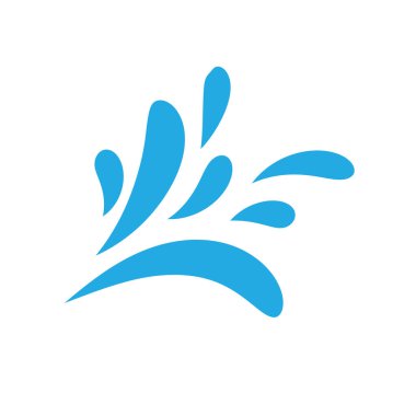 Songkran festival posterlerini süslemek için su damlası vektörü.