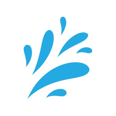 Songkran festival posterlerini süslemek için su damlası vektörü.