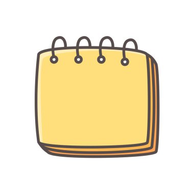 Kurşun günlük karalama seti. El çizimi dizüstü bilgisayar ögeleri