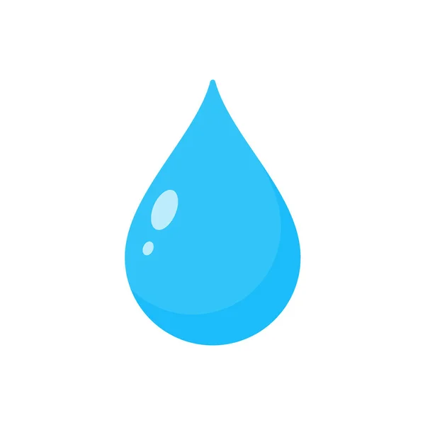 Καθαρό Νερό Σταγονίδια Έννοια Διατήρησης Του Νερού Για Την Παγκόσμια — Διανυσματικό Αρχείο