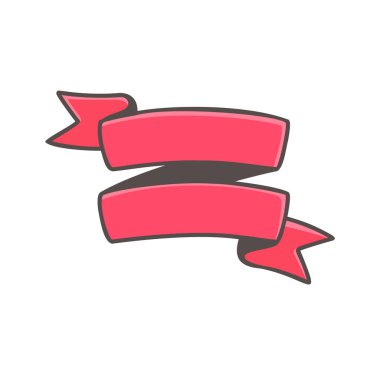 Dergi dekorasyonu için el çizimi kurdele metin çerçevesi