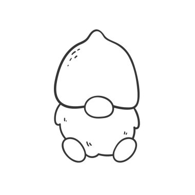 Çizgi film dizileri Meyve kostümlü yaz cüceleri Çocuklar için boyama kitabı