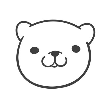 El çizgileri. Sevimli bir Pomeranya köpeğinin yüzü.