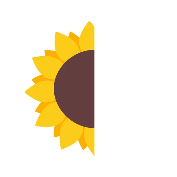 Kvetoucí Žluté Slunečnice Plné Slunečnicových Semen Uvnitř Pro Zdobení Uvítací — Stockový vektor