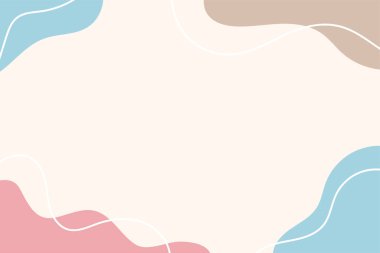 minimalist stil elle boyanmış sıvı arkaplan