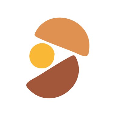 Duvar dekorasyonu için yarı dairesel minimalist kaplama