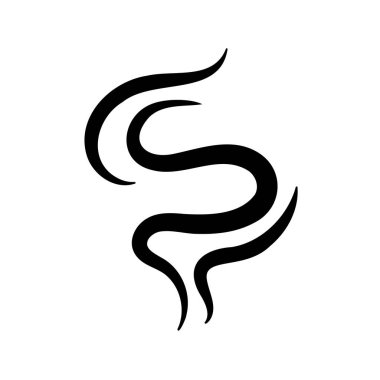 Duman hatları. Yiyecek ve içeceklerden buharlaşan sıcak buharlar..