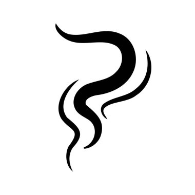 Duman hatları. Yiyecek ve içeceklerden buharlaşan sıcak buharlar..