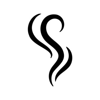 Duman hatları. Yiyecek ve içeceklerden buharlaşan sıcak buharlar..