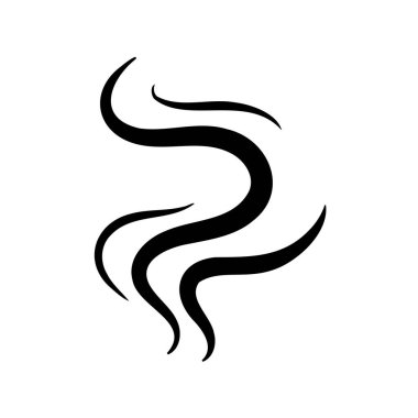 Duman hatları. Yiyecek ve içeceklerden buharlaşan sıcak buharlar..