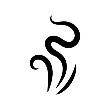 Duman hatları. Yiyecek ve içeceklerden buharlaşan sıcak buharlar..