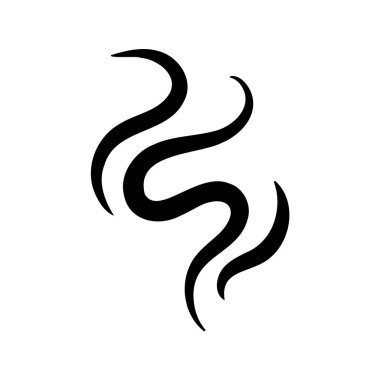 Duman hatları. Yiyecek ve içeceklerden buharlaşan sıcak buharlar..