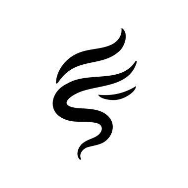 Duman hatları. Yiyecek ve içeceklerden buharlaşan sıcak buharlar..