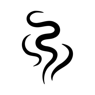 Duman hatları. Yiyecek ve içeceklerden buharlaşan sıcak buharlar..