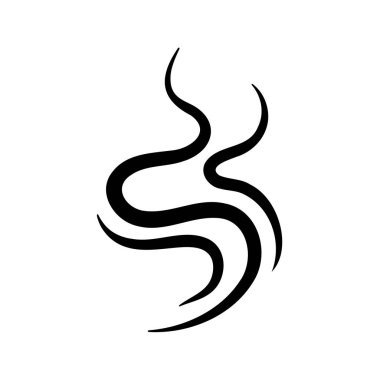 Duman hatları. Yiyecek ve içeceklerden buharlaşan sıcak buharlar..