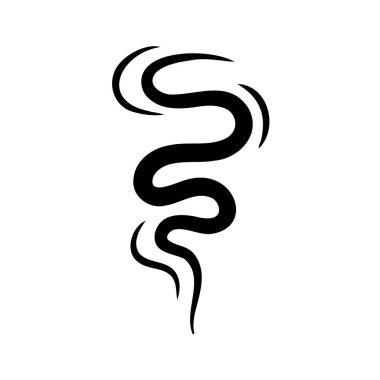 Duman hatları. Yiyecek ve içeceklerden buharlaşan sıcak buharlar..